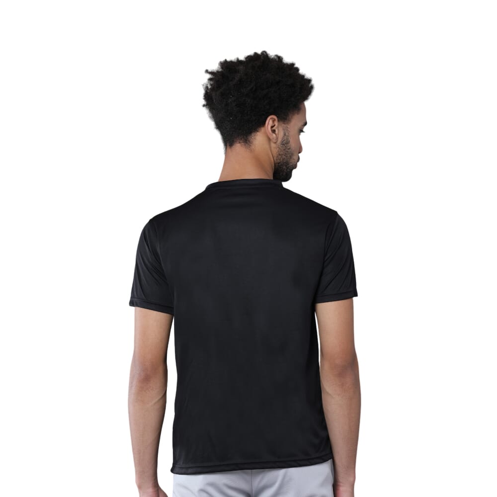 Greys&Blues Mobilitee Round Neck T-Shirt- Black